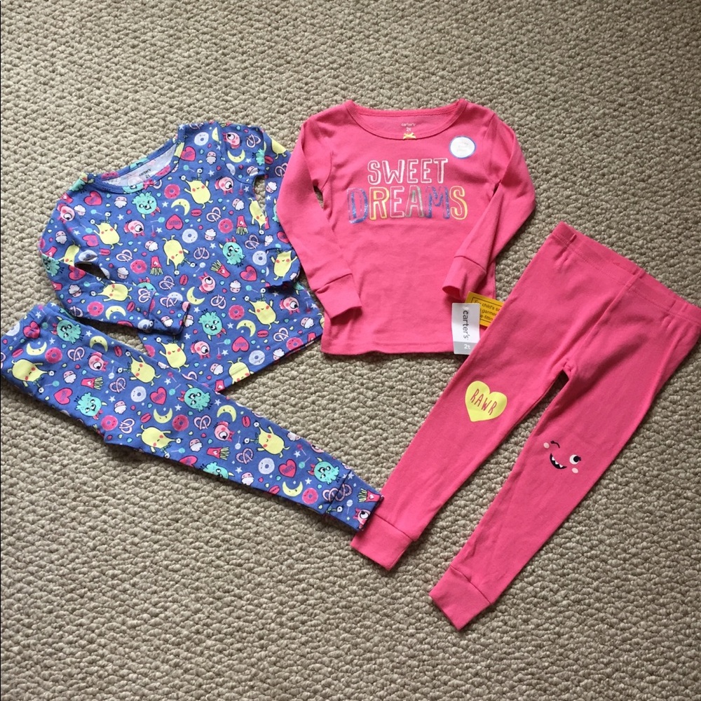 Girls‎ Pajama Set Size 4 NWT